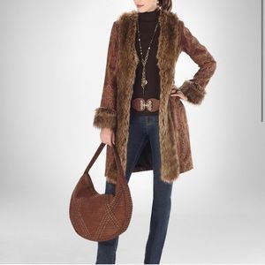 Cinnabar jacquard leva jacket